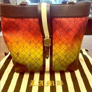 L.A.M.B. Westfield Shopper Ombré Rasta Tote!!!